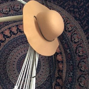 Suede festival hat